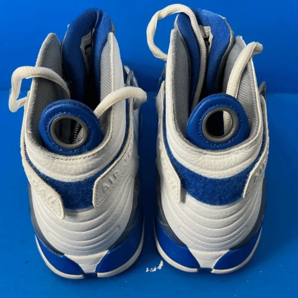 Nike Air Jordan 8.0 Size 12 White/Royal Blue/Silver 467807-102 - Picture 2 of 5